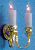 Dual Candle Wall Sconce
